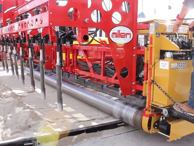 Triple Roller Tube Paver